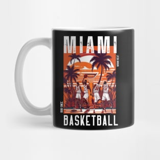 Miami heat basketball  vector graphic design Mug